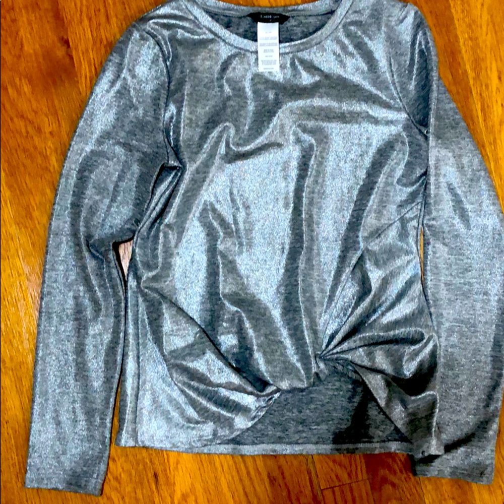 Girls Silver BeBe Shirt